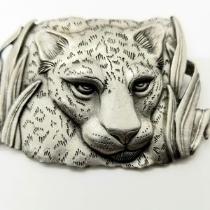 Vintage JJ Jonette Jewelry Leopard Cheetah Brooch